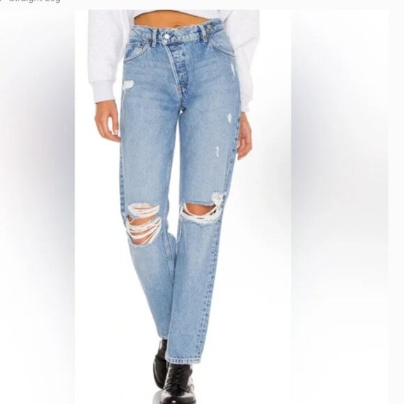 Boyish Jeans The Casey Straight in Unfaithfully Yours Size 24 - Picture 1 of 9